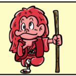 タイトル　アシタモの妖怪まんが『猩猩』